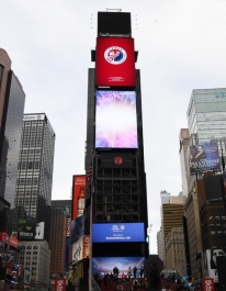 中国旅游形象宣传片登陆纽约时报广场