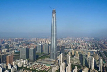 武汉新地标来了475米周大福金融中心成汉口第一高楼