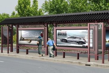 【设备】山东济南西客站片区公交候车亭建设工程