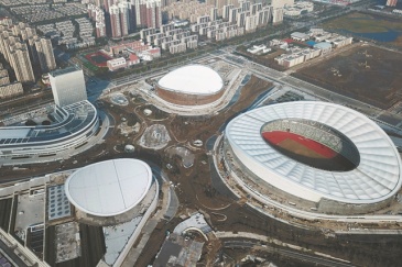 苏州奥体中心商业广场、游泳馆启用 