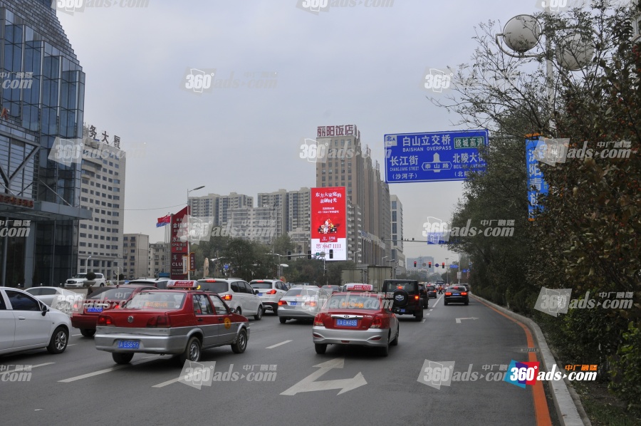 黄河大街与泰山路交汇处丽阳饭店led显示屏